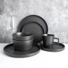 JY24424 - 16 Pieces Stoneware Plates and Bowls Set,Chip and Crack Resistant