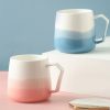 JY24423 - Gradient color Coffee Ceramic Cups for Tea, Coffee, Hot Chocolate Ombre Mugs