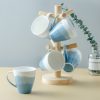JY24423 - Gradient color Coffee Ceramic Cups for Tea, Coffee, Hot Chocolate Ombre Mugs