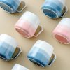 JY24423 - Gradient color Coffee Ceramic Cups for Tea, Coffee, Hot Chocolate Ombre Mugs