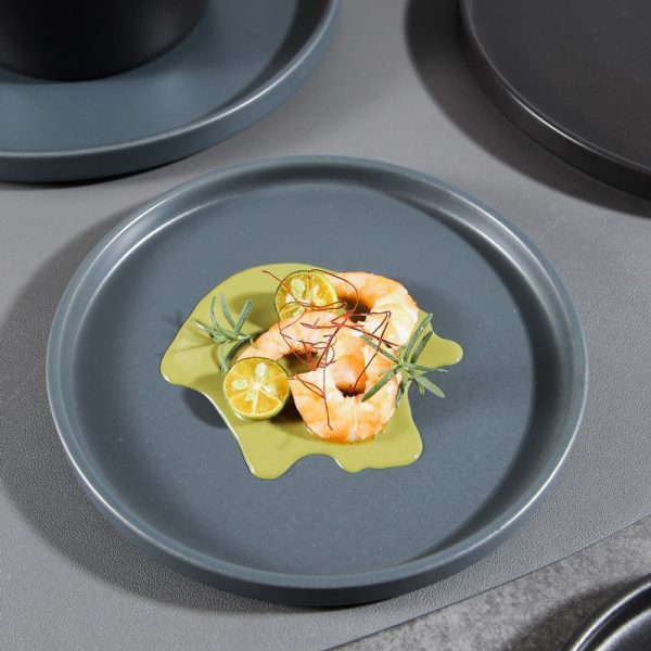 JY24424 - 16 Pieces Stoneware Plates and Bowls Set,Chip and Crack Resistant
