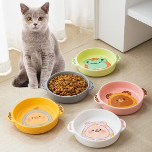 JY24432 - Dog Bowl With Two Handles 7'' Extra Large Food Water Dog Bowl