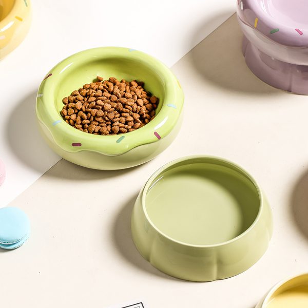 JY24443 - 6.7" Hot Sale Ceramic Cat Food Bowls
