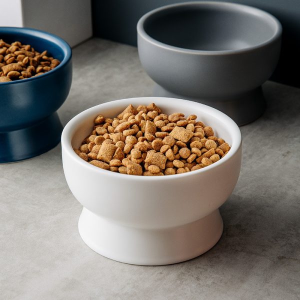 JY24434 - Ceramic Elevated Cat Bowls