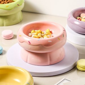 JY24443 - 6.7" Hot Sale Ceramic Cat Food Bowls