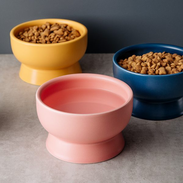 JY24434 - Ceramic Elevated Cat Bowls