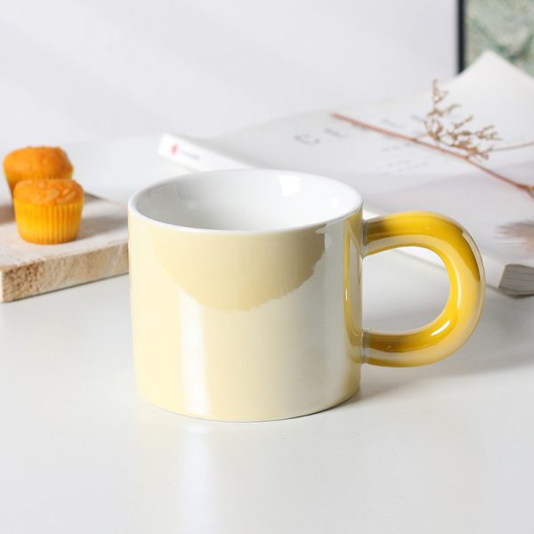 JY24454 - Ceramic Coffee Mug, Colorful Electroplated Cups