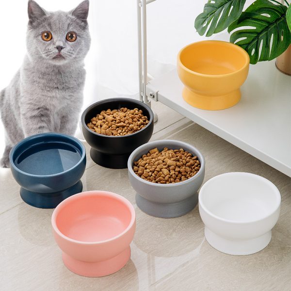 JY24434 - Ceramic Elevated Cat Bowls