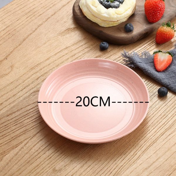 JY24438 - Ceramic Dinner Plates Set of 6, 10 inch Dish Set