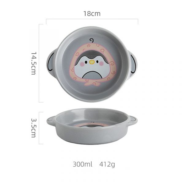 JY24432 - Dog Bowl With Two Handles 7'' Extra Large Food Water Dog Bowl