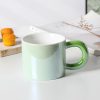 JY24454 - Ceramic Coffee Mug, Colorful Electroplated Cups