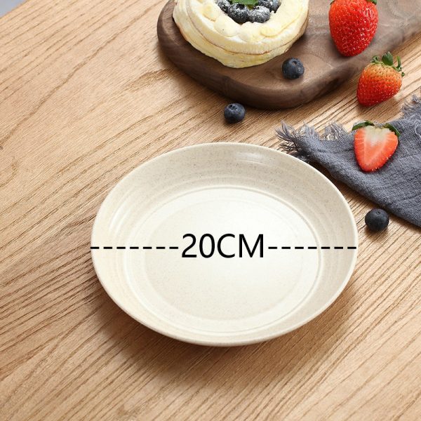 JY24438 - Ceramic Dinner Plates Set of 6, 10 inch Dish Set