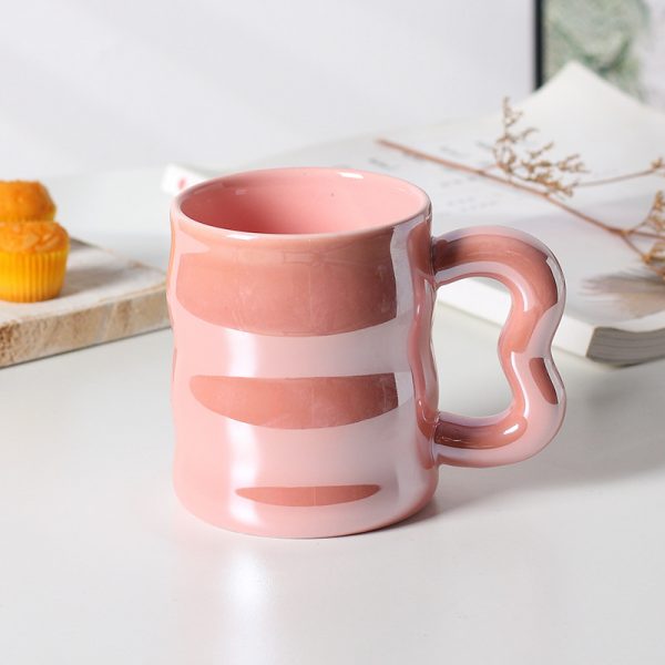 JY24454 - Ceramic Coffee Mug, Colorful Electroplated Cups