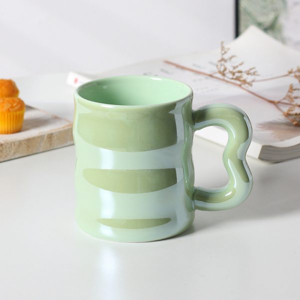JY24454 - Ceramic Coffee Mug, Colorful Electroplated Cups