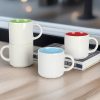 JY24449 - Wholesale 11oz Stackable Glossy New Bone China Tea Cup