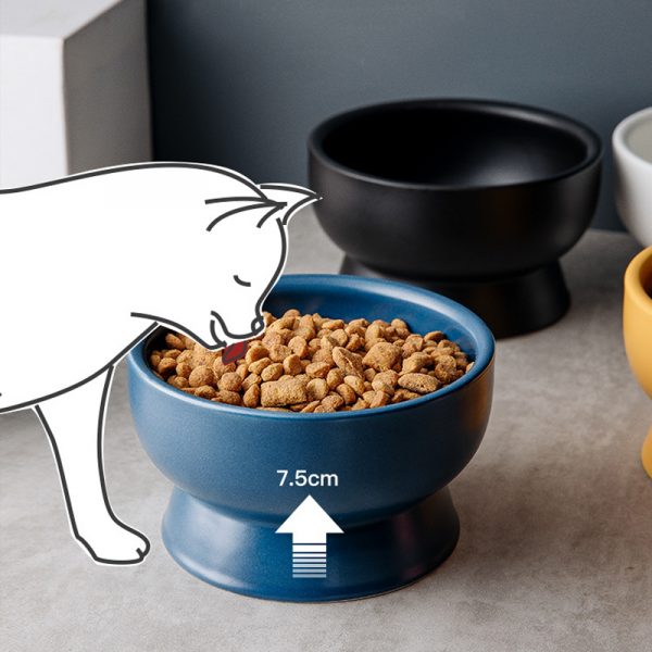 JY24434 - Ceramic Elevated Cat Bowls