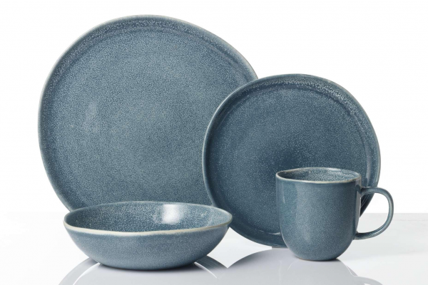 JY24302 - 16pcs Retro Dinner Set For Wedding Hotel Crokery Restaurant Bowl