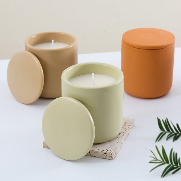 JY24175 - Personalized Simple Solid Color Candle Cup