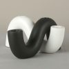 JY24277 - Ceramic Candle Holder Candelabra for 2 Taper Candles