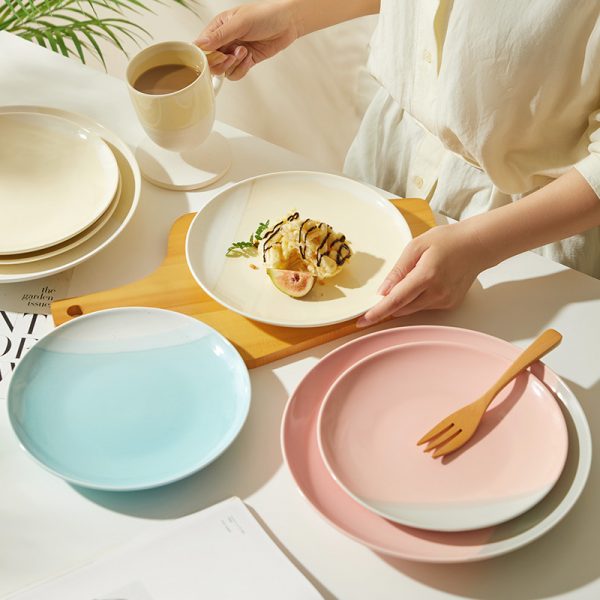 JY24181 - Wholesale Custom White Dinner Set Tableware Stoneware
