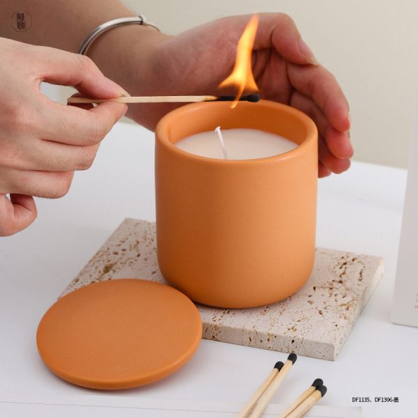 JY24175 - Personalized Simple Solid Color Candle Cup