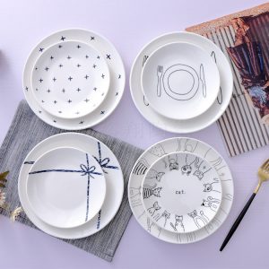 JY24185 - Import wholesale manufactures dinner plate pasta plate