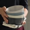 JY24191 - Hot selling Matte Ceramic Dinner Wheat 5.5" Bowl for Rice