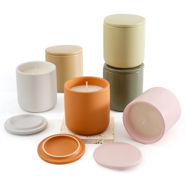 JY24175 - Personalized Simple Solid Color Candle Cup
