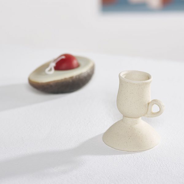 JY24280 -  2Pcs Ceramic Candlestick Holder