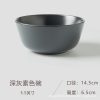JY24191 - Hot selling Matte Ceramic Dinner Wheat 5.5" Bowl for Rice