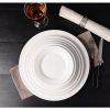 JY24177 - Ceramics White Salad ,Dinner Plates
