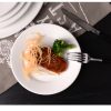 JY24177 - Ceramics White Salad ,Dinner Plates