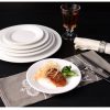 JY24177 - Ceramics White Salad ,Dinner Plates
